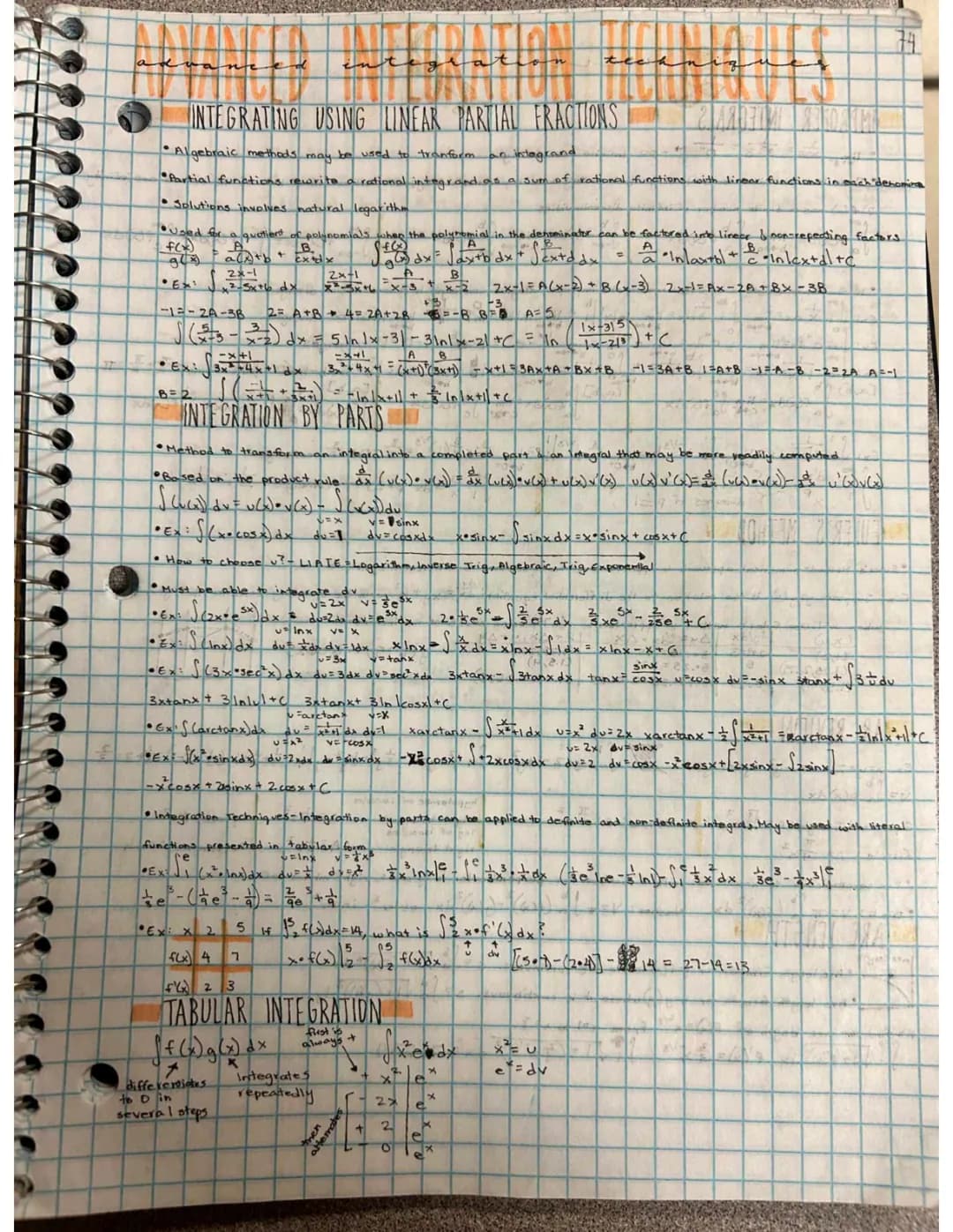 Easy Peasy Integration with Partial Fractions and Tabular Method Fun