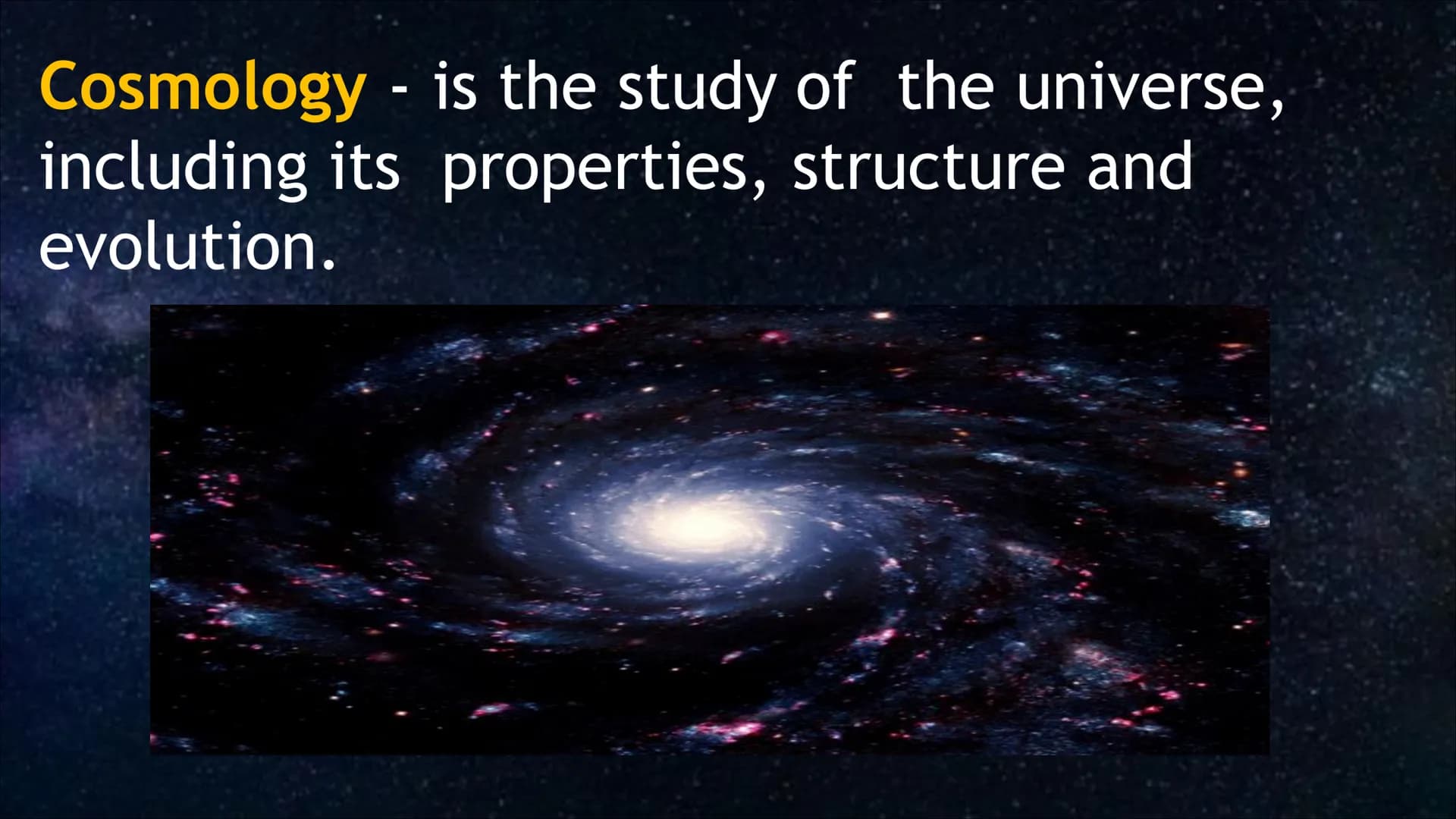 ORIGIN OF
THE UNIVERSE Earth Science
• Earth science or geoscience
includes all fields of natural
science related
• to the planet Earth. Thi