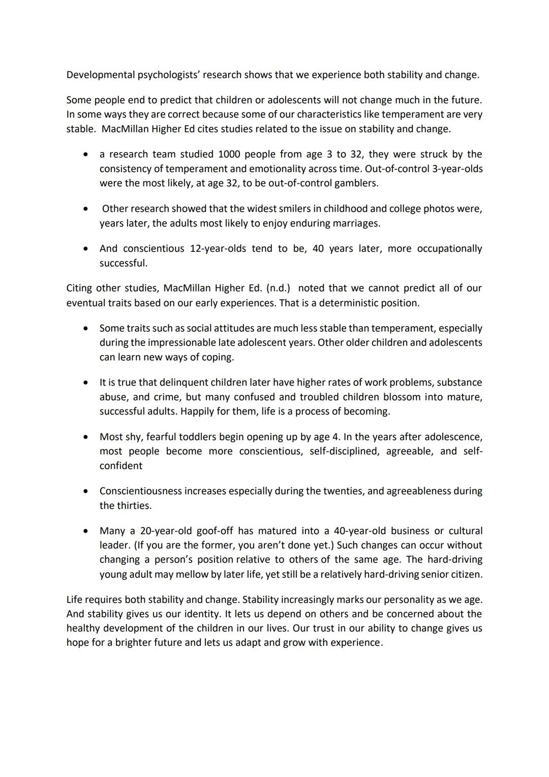 Module 2: Issues on Development, Stages of Human Development and Developmental
Tasks
Overview
This module puts together 3 topics.
The first 