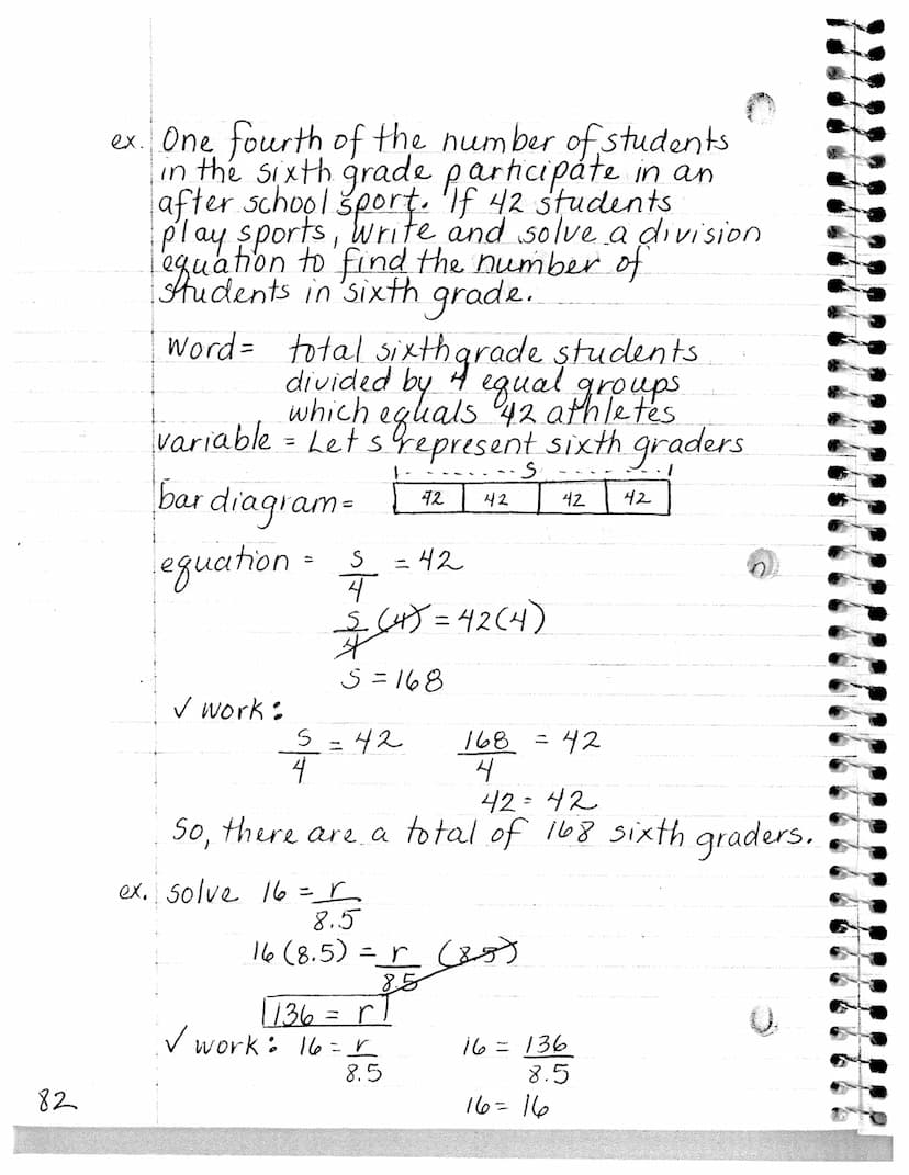 
<p>In this section, we will explore different types of equations and how to solve them. An equation is a mathematical sentence that shows t