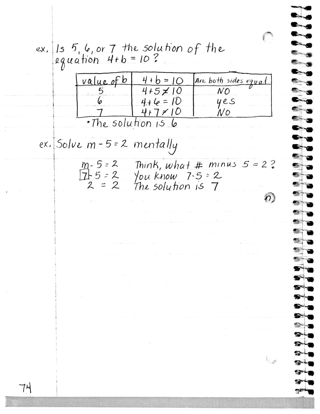 
<p>In this section, we will explore different types of equations and how to solve them. An equation is a mathematical sentence that shows t