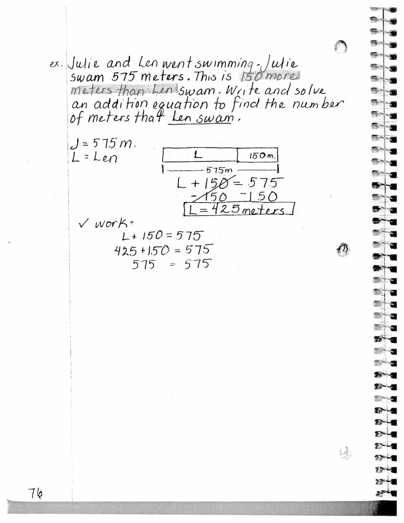 
<p>In this section, we will explore different types of equations and how to solve them. An equation is a mathematical sentence that shows t