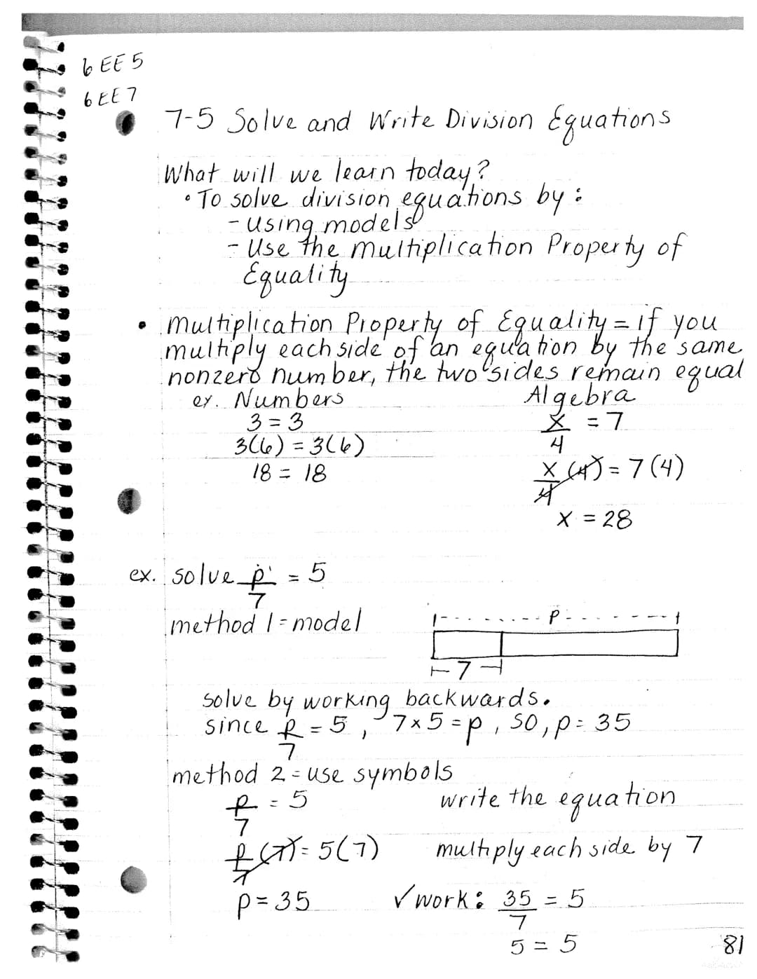 
<p>In this section, we will explore different types of equations and how to solve them. An equation is a mathematical sentence that shows t