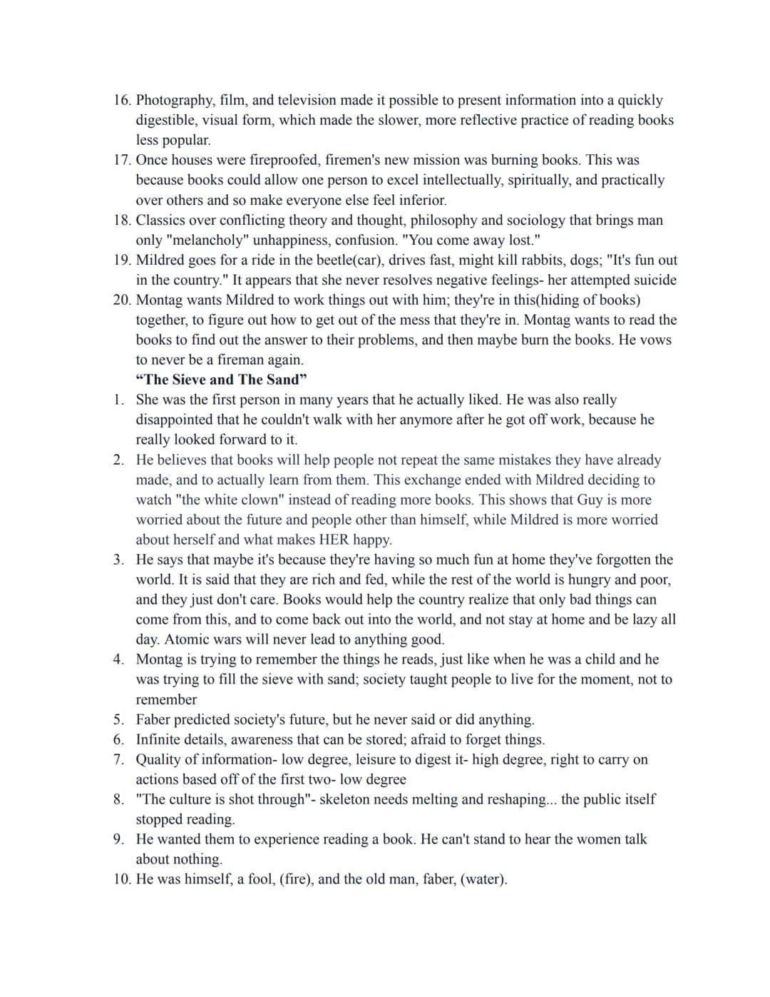 Why Books Burn in Fahrenheit 451: Clarisse and Montag's Adventure