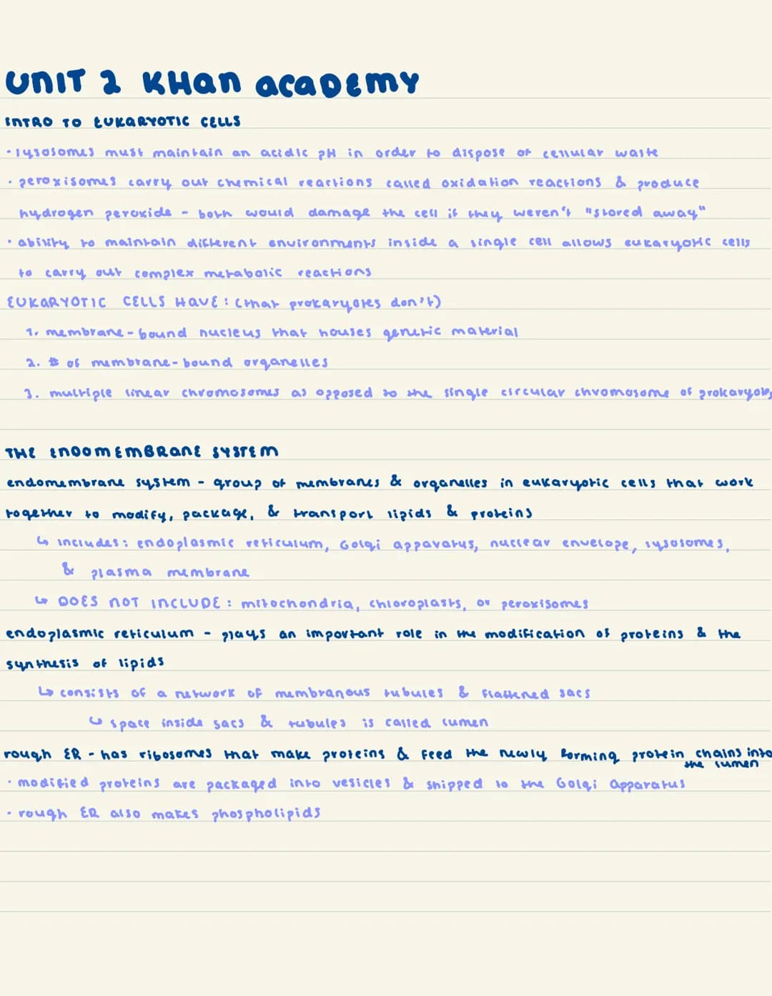 
<h2 id="introductiontoeukaryoticcells">Introduction to Eukaryotic Cells</h2>
<p>Eukaryotic cells have various specialized organelles to car