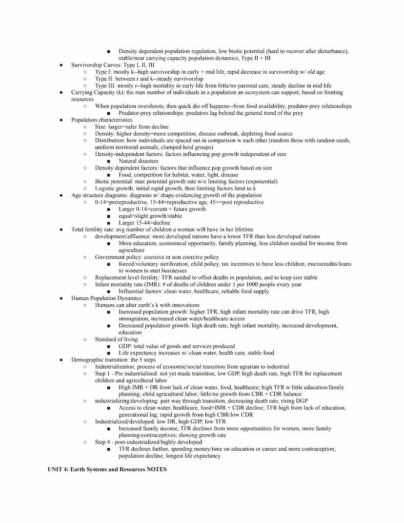 *notes on only the higher weighted units... 2.4 notes FRQ tips
Official Exam Content Weighting:
Unit 1: The Living World: Ecosystems (6-8%)
