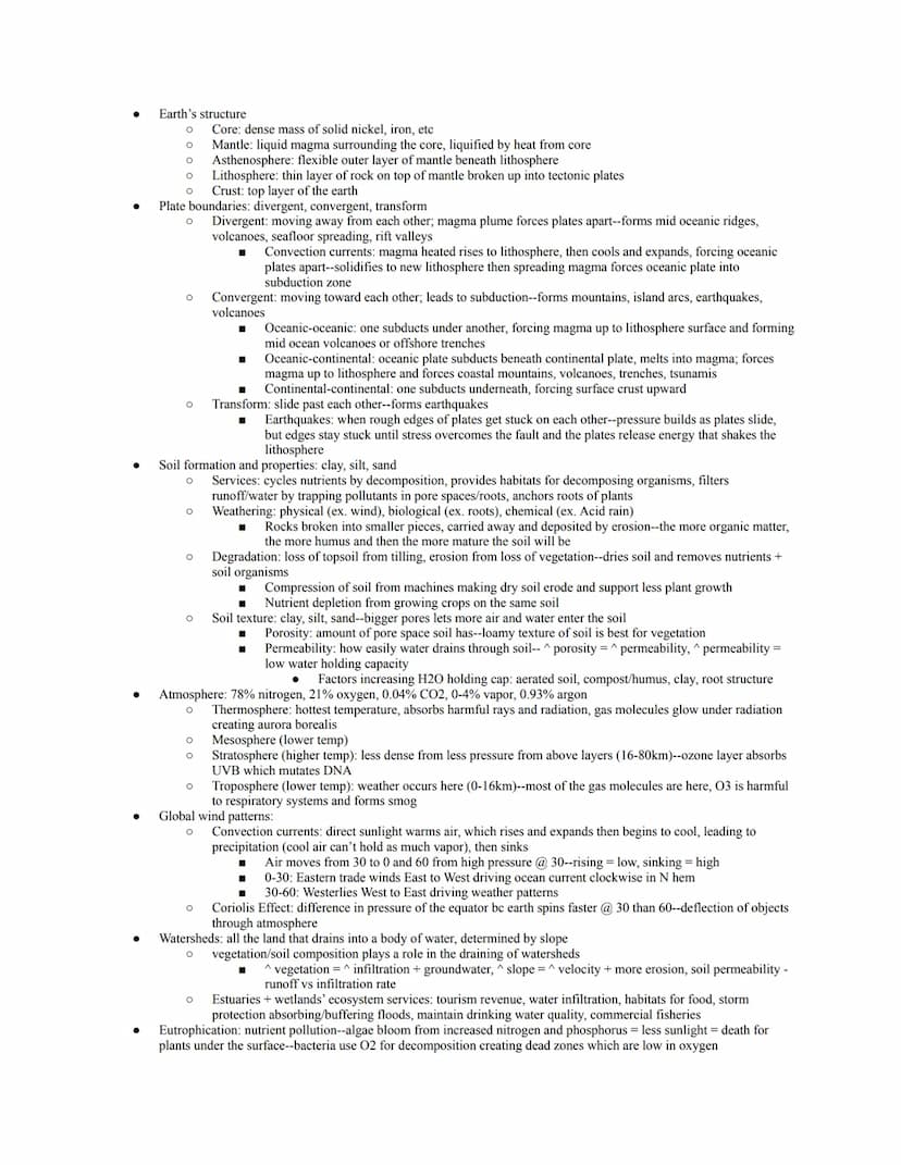 *notes on only the higher weighted units... 2.4 notes FRQ tips
Official Exam Content Weighting:
Unit 1: The Living World: Ecosystems (6-8%)

