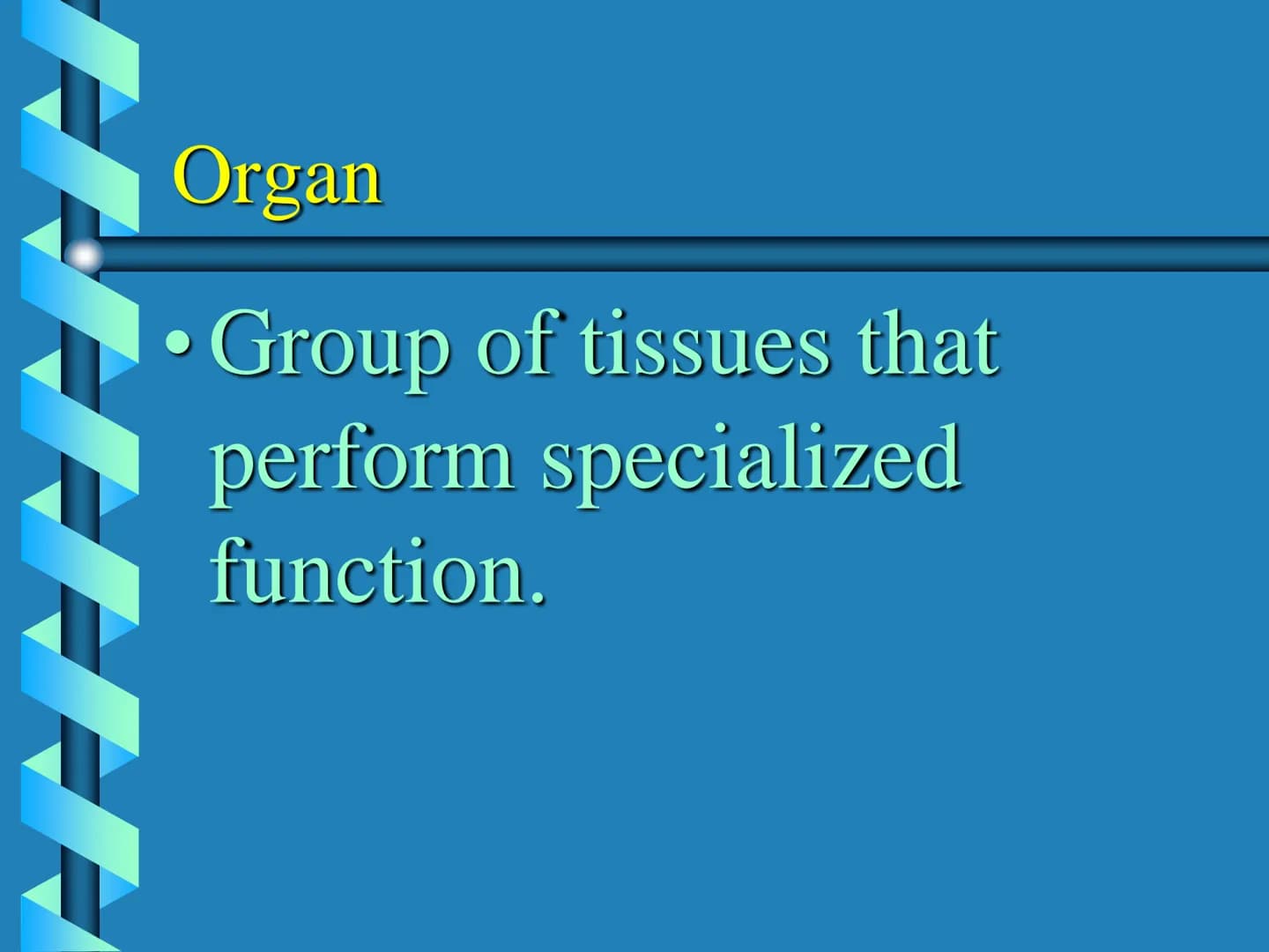 Levels of Biological Organization KEY QUESTIONS
•How is life
organized? Organelle
Structure that performs
specialized function for
the cell.
