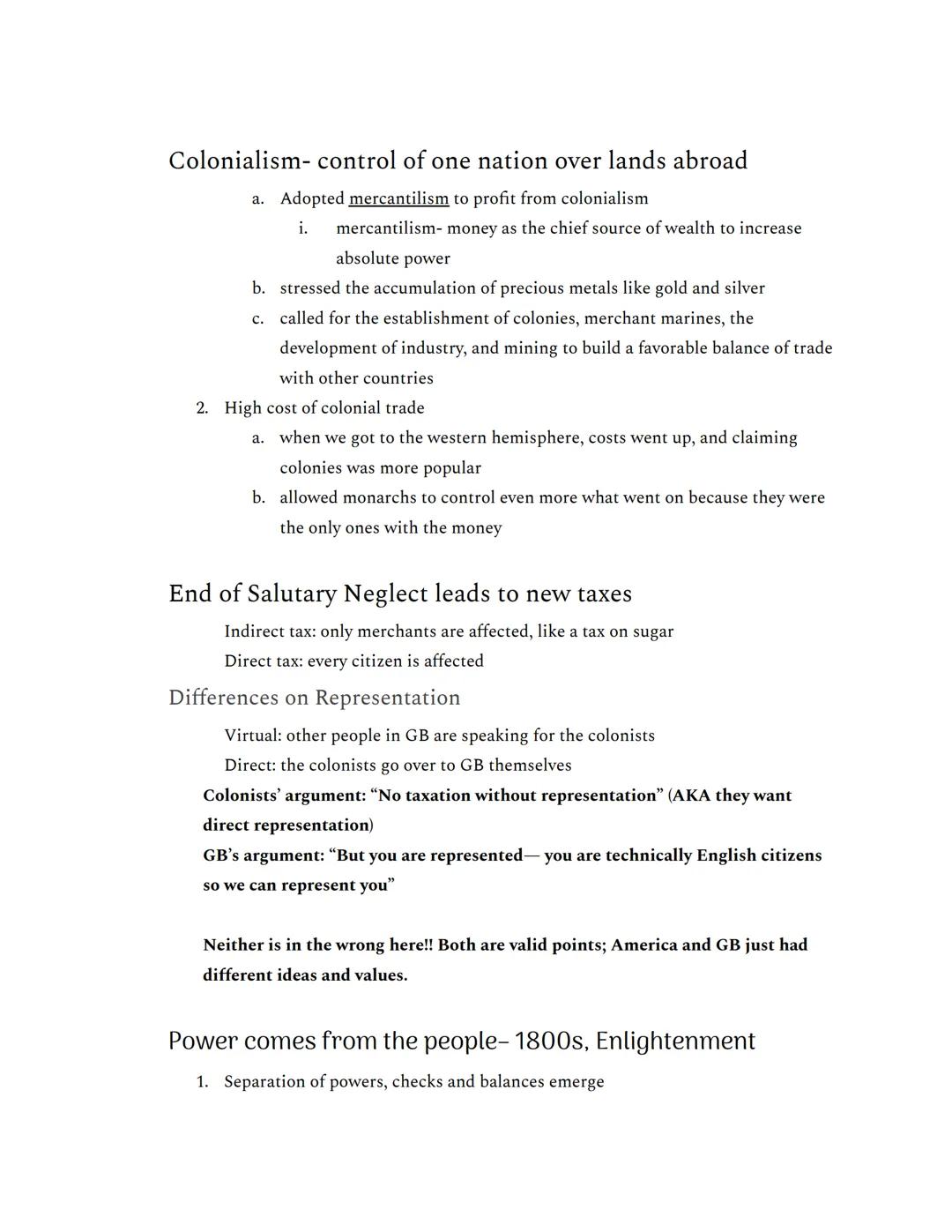 # Chapter 2, Lesson 2: Independence

1400s-1500s

The Colonies

- 1st colonies: 1607; Jamestown
- 1st successful colony
- monetary mercantil