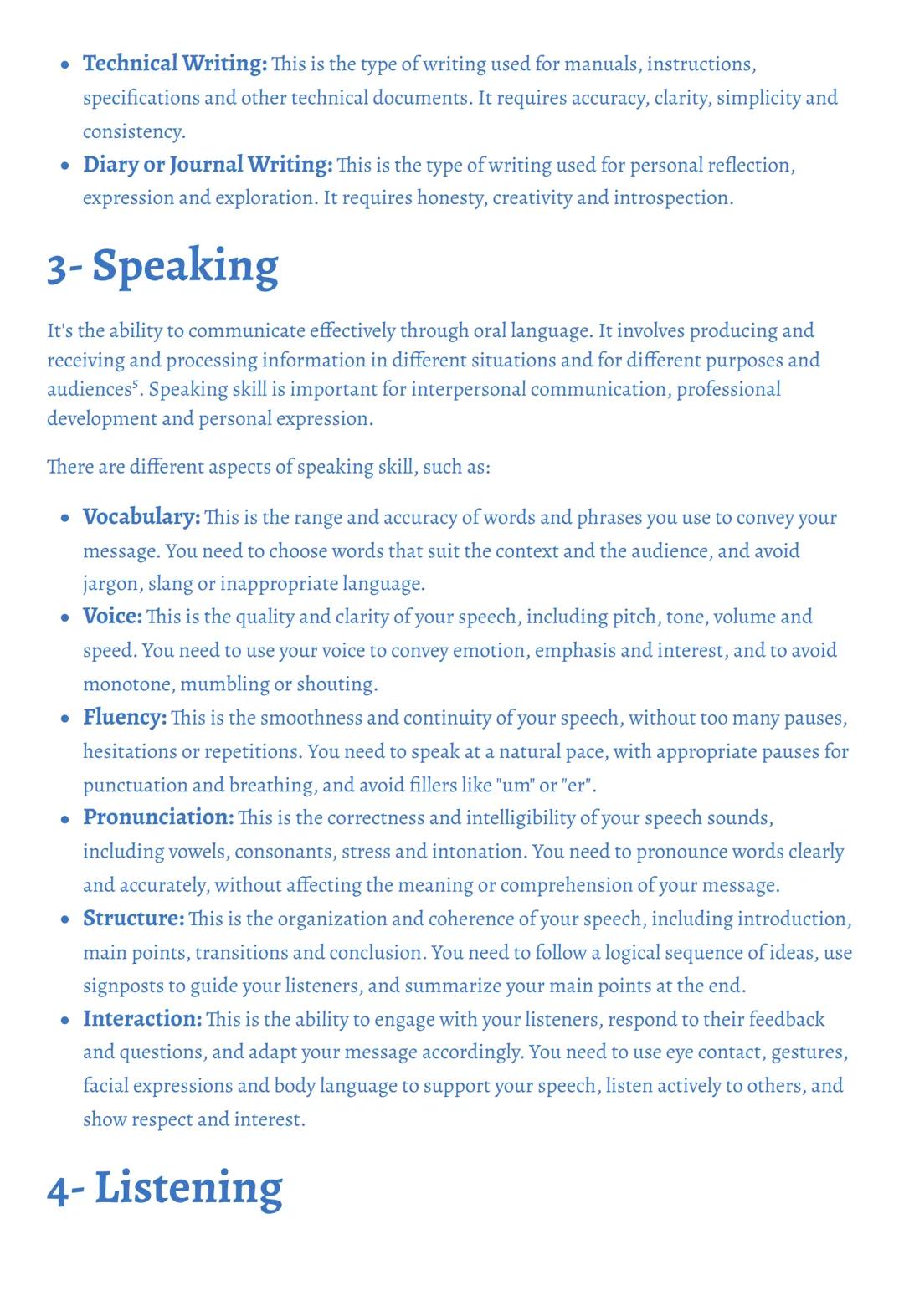 International
ih House
Summary of the 4
Skills
Reading, Writing, Listening & Speaking
By: Omer Alshwihidi
Mrs. Fairouz
Introduction
Communic