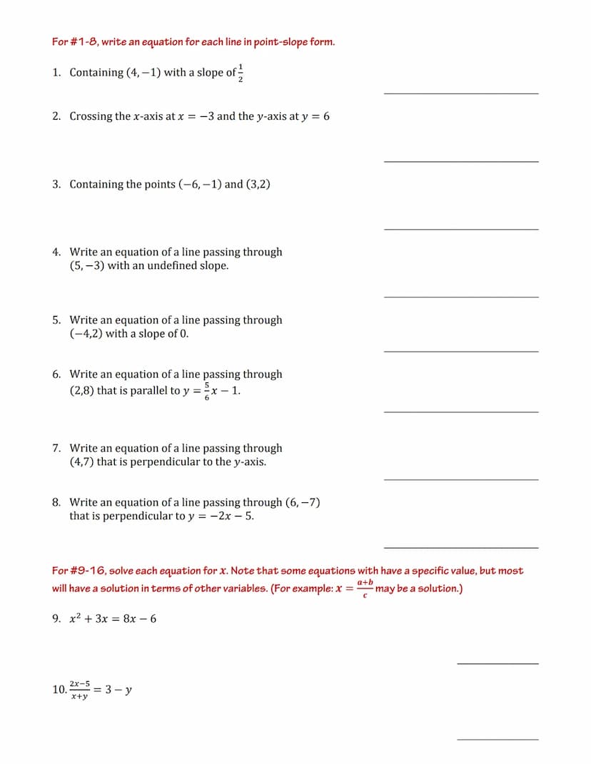 AP Calculus AB
Summer Packet
This packet is intended to prepare you for AP Calculus AB by reviewing
prerequisite algebra and pre-calculus sk