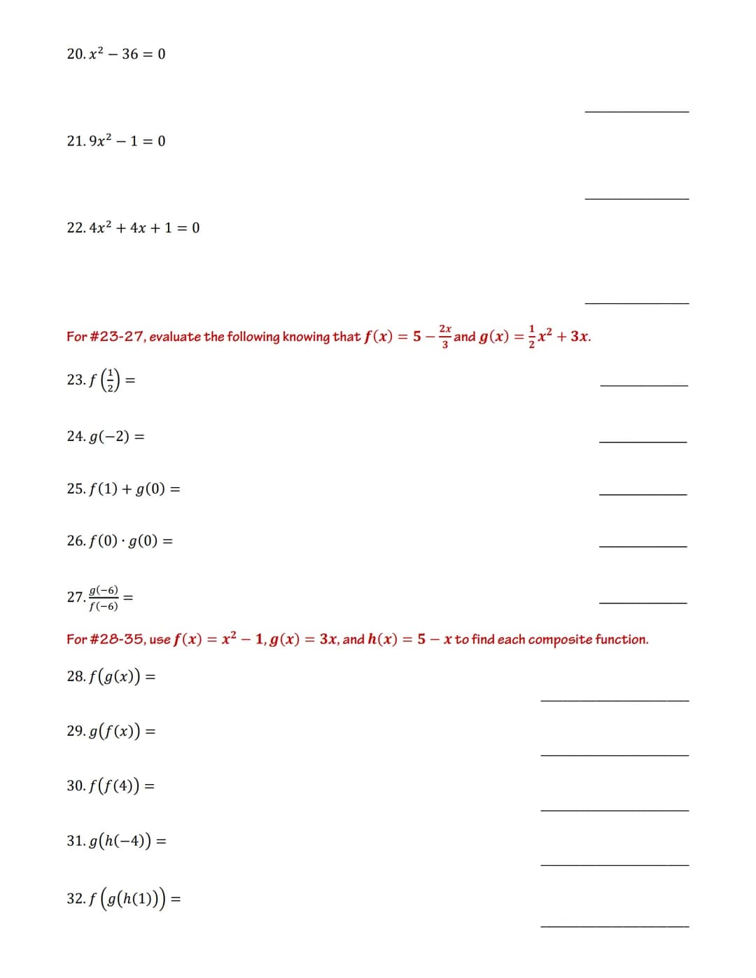 AP Calculus AB
Summer Packet
This packet is intended to prepare you for AP Calculus AB by reviewing
prerequisite algebra and pre-calculus sk