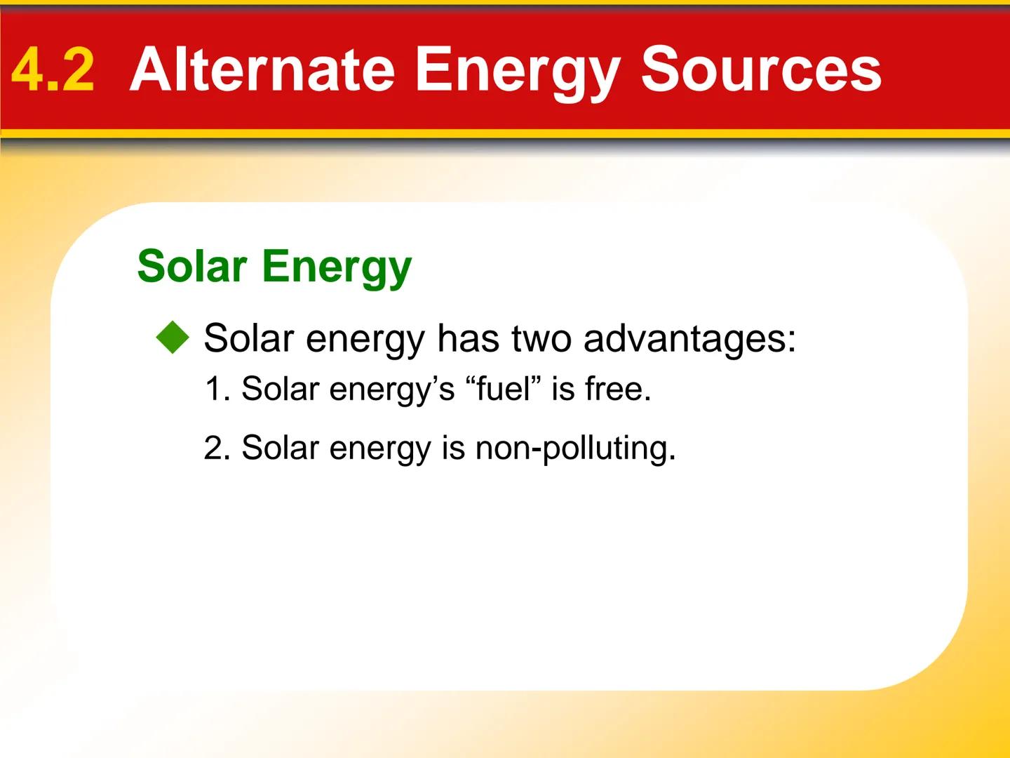 Chapter
4
Earth's Resources 4.1 Energy and Mineral Resources
Renewable and Nonrenewable Resources
Renewable resources can be
replenished ove