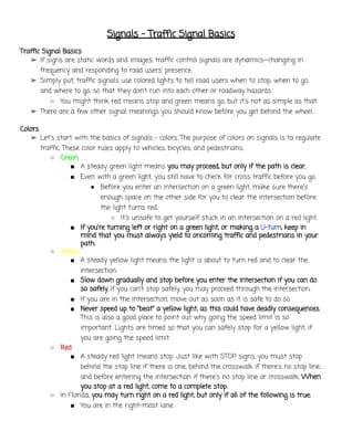 Know Signals - Traffic Signal Basics thumbnail