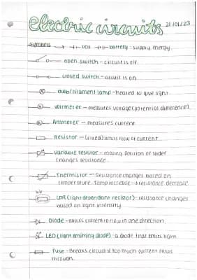 Know Electric circuits (symbols) thumbnail