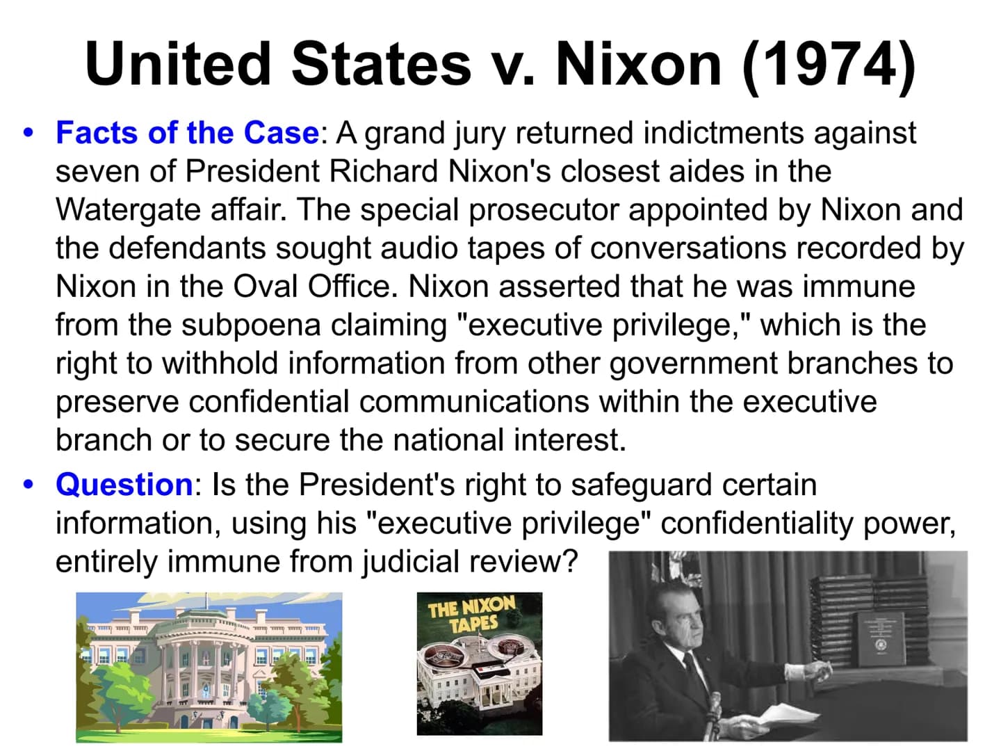 Presidential Powers Overview of Presidential Powers
Executive Powers
Diplomatic Powers
Military Powers
Legislative Powers
●
• Judicial Power