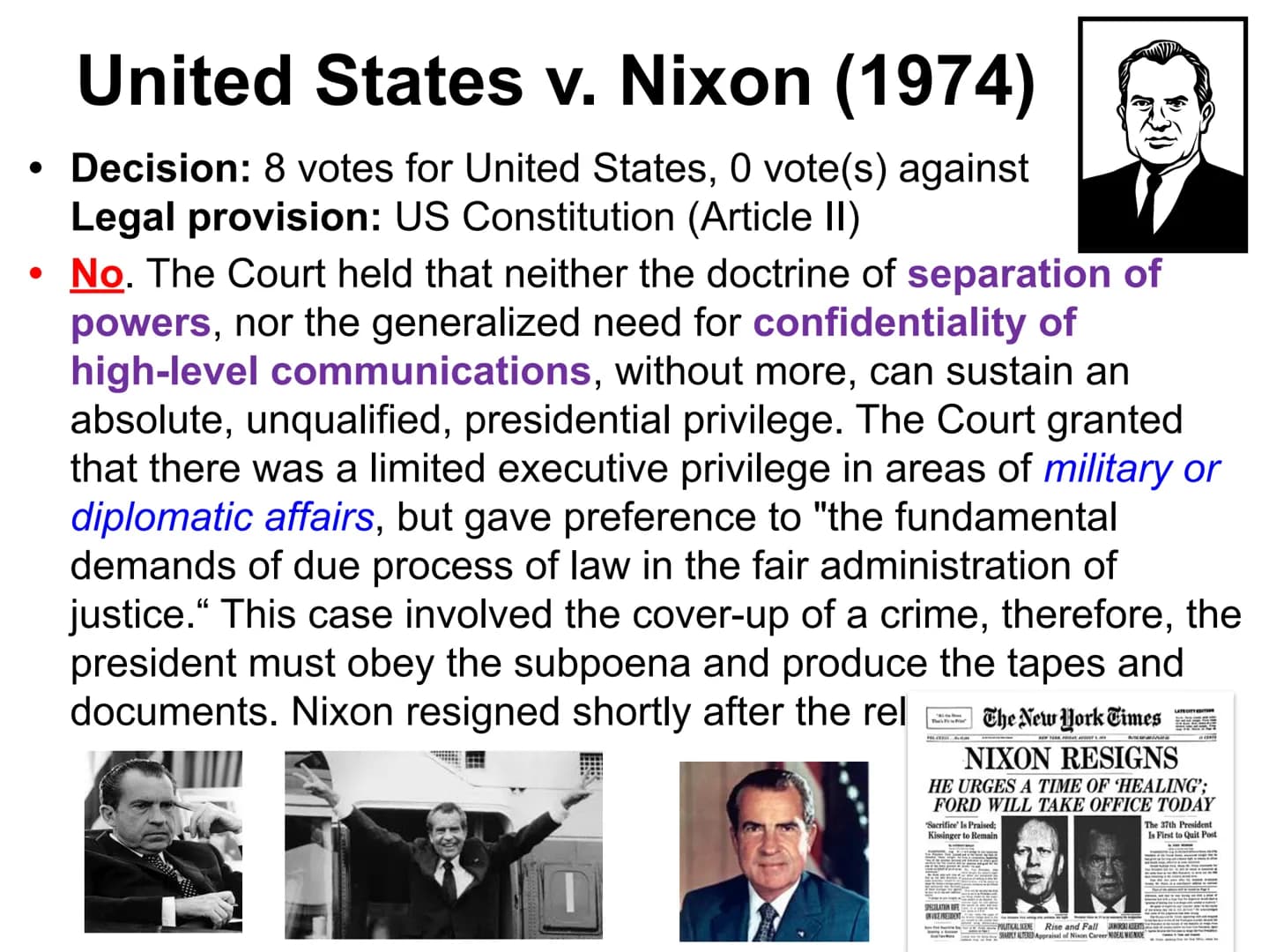 Presidential Powers Overview of Presidential Powers
Executive Powers
Diplomatic Powers
Military Powers
Legislative Powers
●
• Judicial Power