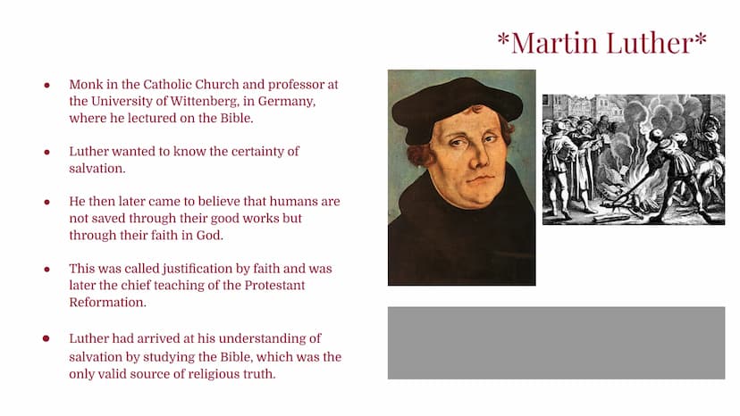 The Reformation in Europe
1517-1600
Chapter 3 The Protestant Reformation
Lesson 1 Movement that developed northern
Europe during the Renaiss