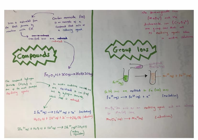 The particle
electrons is
Said to be reduced.
The particle losing
electrons is said to
oxidised.
EXAMPLE:
Zine acts as a
reducing
agent sinc