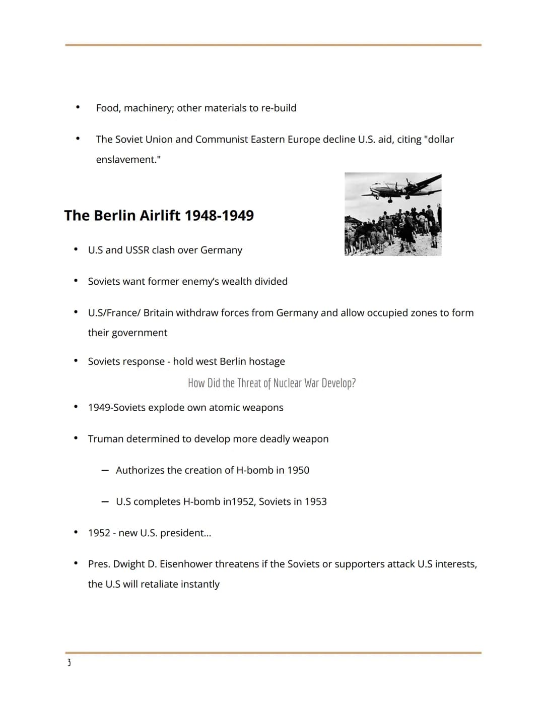 Global History II
Intro to The Cold War
The Cold War
or war.
U.S.A. vs. USSR
A struggle over political and economic differen
between the Sov
