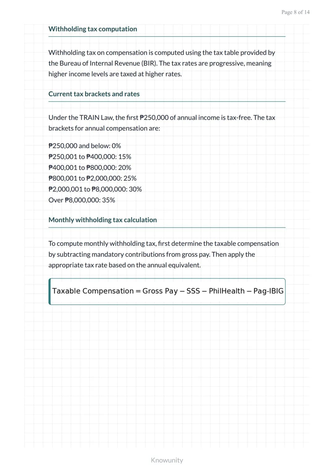 Payroll and Compensation: Gross and Net Pay Computation
Learn to calculate gross pay, deductions, and net pay for
employees
What you'll lear