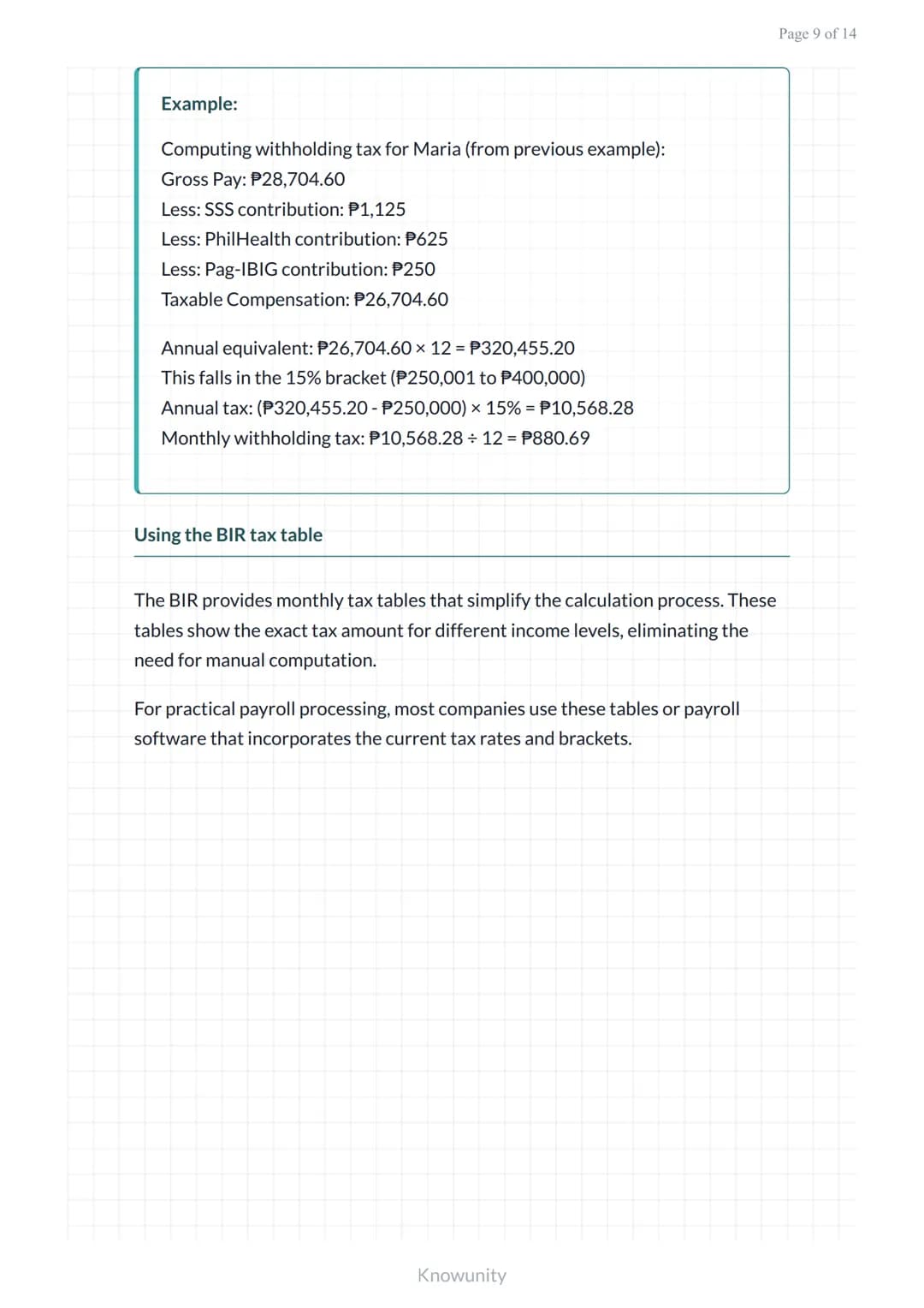 Payroll and Compensation: Gross and Net Pay Computation
Learn to calculate gross pay, deductions, and net pay for
employees
What you'll lear