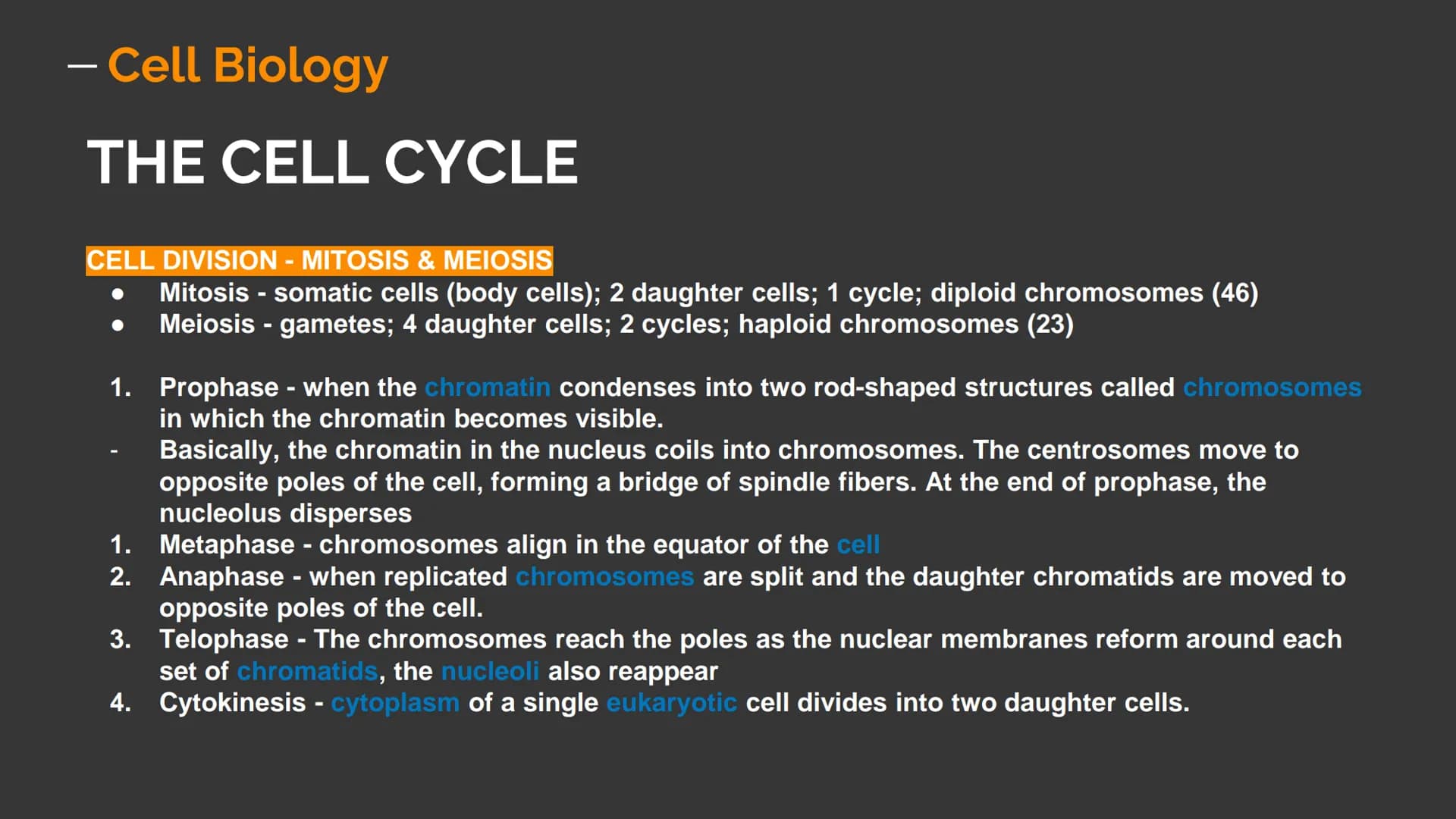Biology
Topic Overview:
Properties of Life
Cell Biology
The Cell Cycle
Genetics
Metabolism
Taxo-ecology - Properties of Life
CHARACTERS OF L