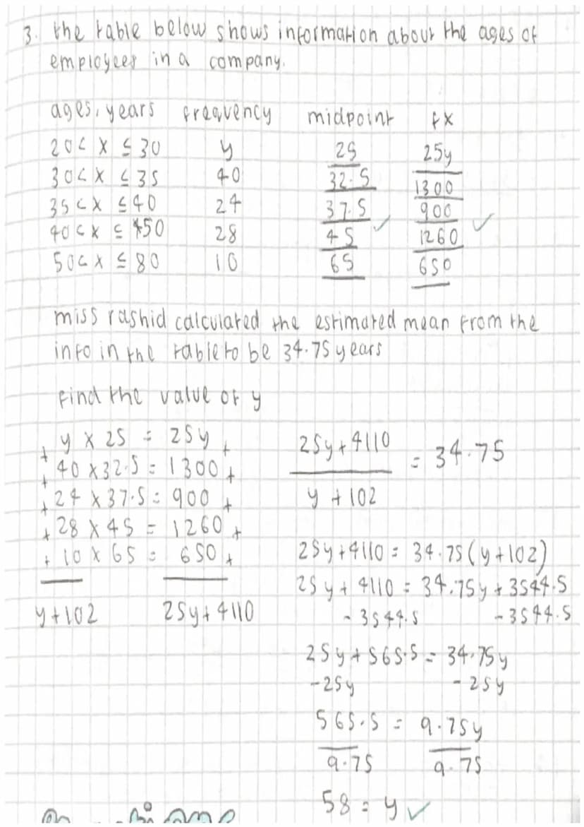 <h2 id="estimatedmeanfromthetable">Estimated Mean from the Table</h2>
<p>The table below shows the length of 100 fish from a local river. Th
