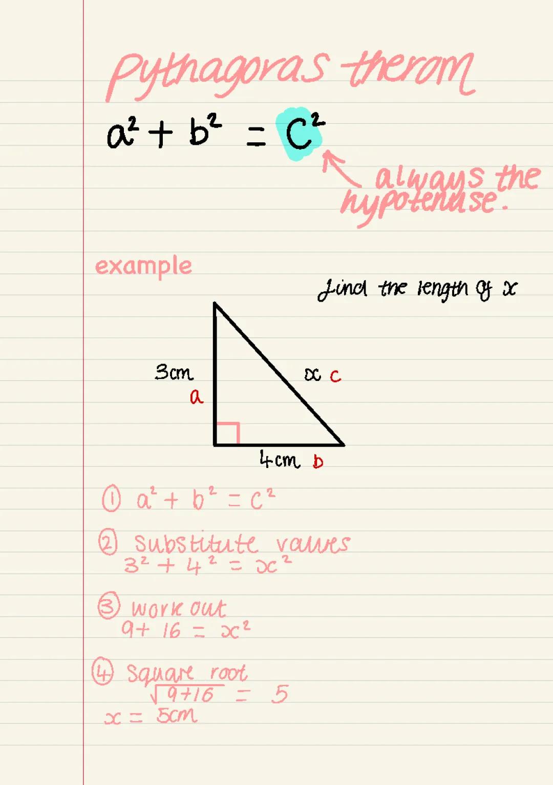 pythagoras' therom