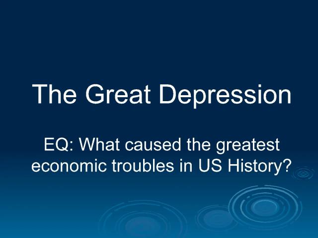 Know The Great Depression thumbnail