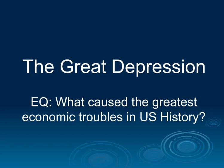 Know The Great Depression thumbnail