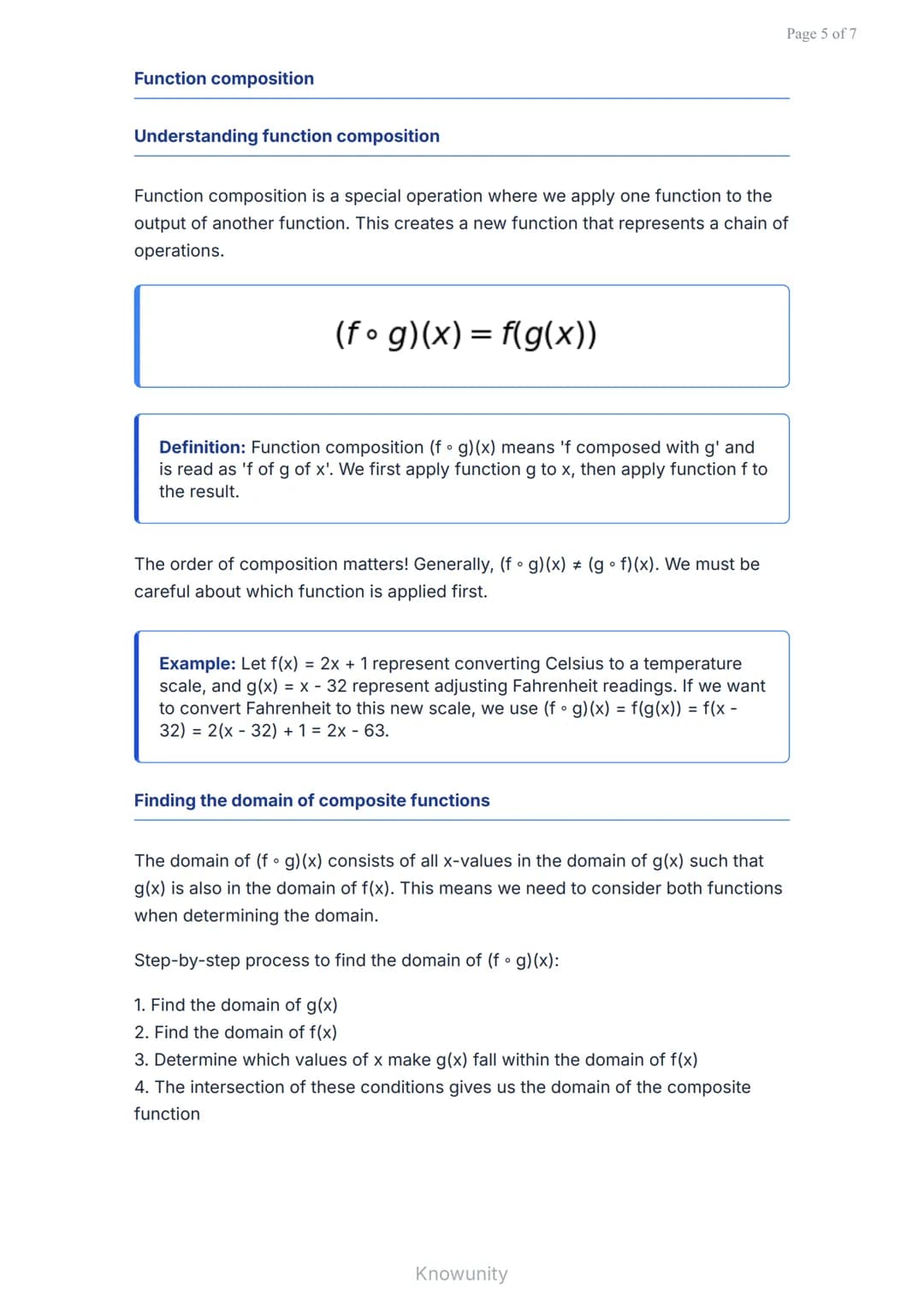 Functions and Their Graphs: Operations on Functions
Learn to perform operations on functions and understand
their graphs
What you'll learn i