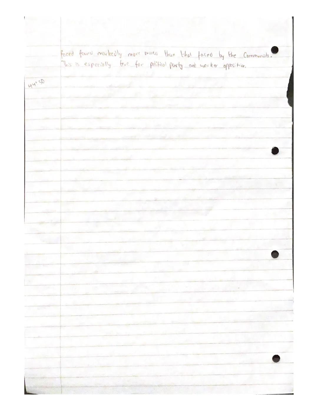 Opposition to
Russian rulers was
How far do you agree with this view of the period 1853-1964?
Introduction
Answer to the question directly
O