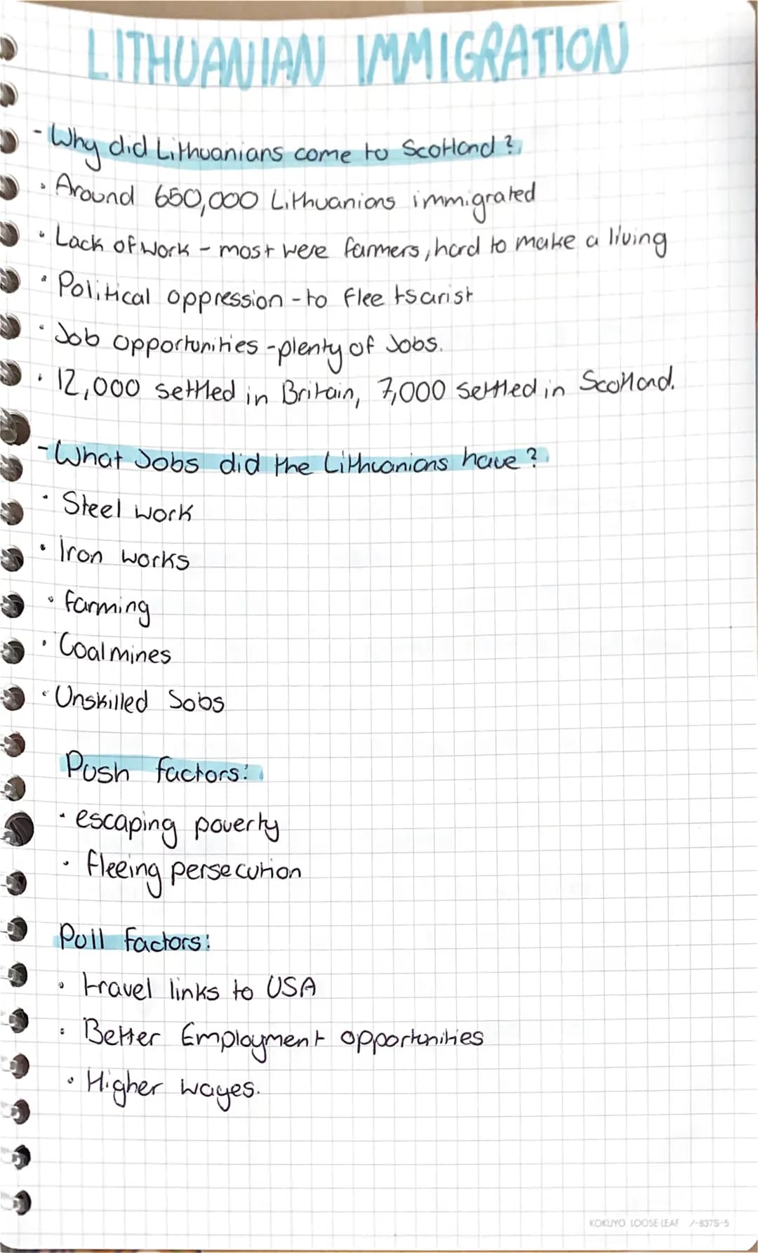 • Why did Lithuanians come to Scotland ?
Around 650,000 Lithuanions immigrated
Lack of work
>
3
•
•
O
LITHUANIAN IMMIGRATION
- What Jobs did