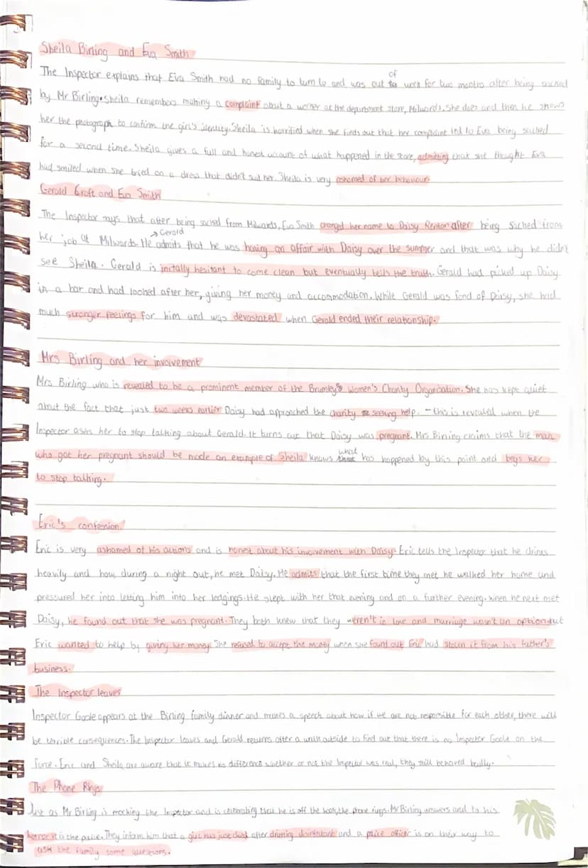 English Literature
An Inspector Calls
in the play
Su
7°
uses dramatic irony to great effect →
Plot Summery
Priestley
An Inspector Calls by J