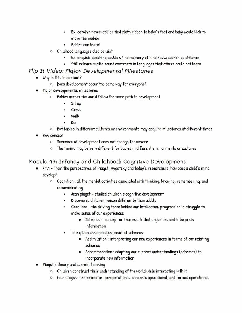 UNIT 9: Developmental Psychology
Module 45: Developmental Issues, Prenatal Development, and the
Newborn
●
●
45.1 - What three issues have en