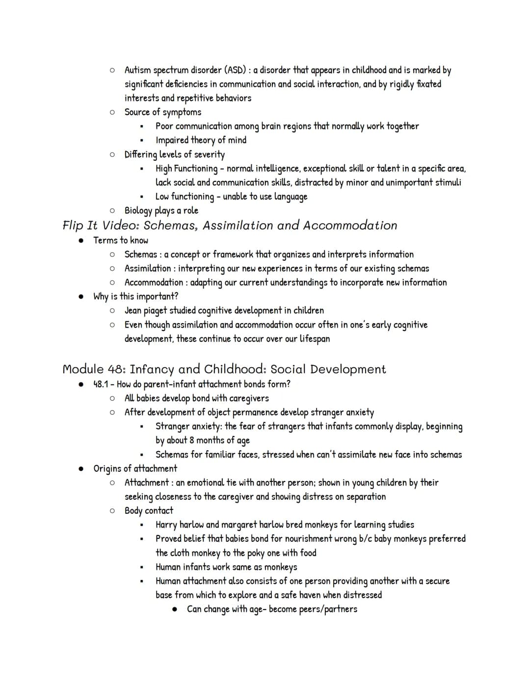 UNIT 9: Developmental Psychology
Module 45: Developmental Issues, Prenatal Development, and the
Newborn
●
●
45.1 - What three issues have en