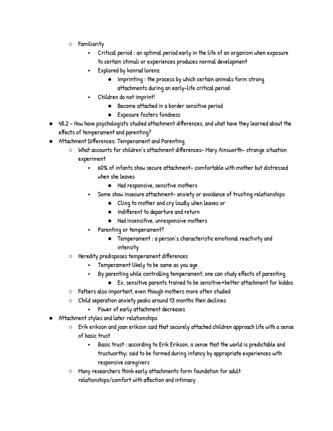 UNIT 9: Developmental Psychology
Module 45: Developmental Issues, Prenatal Development, and the
Newborn
●
●
45.1 - What three issues have en