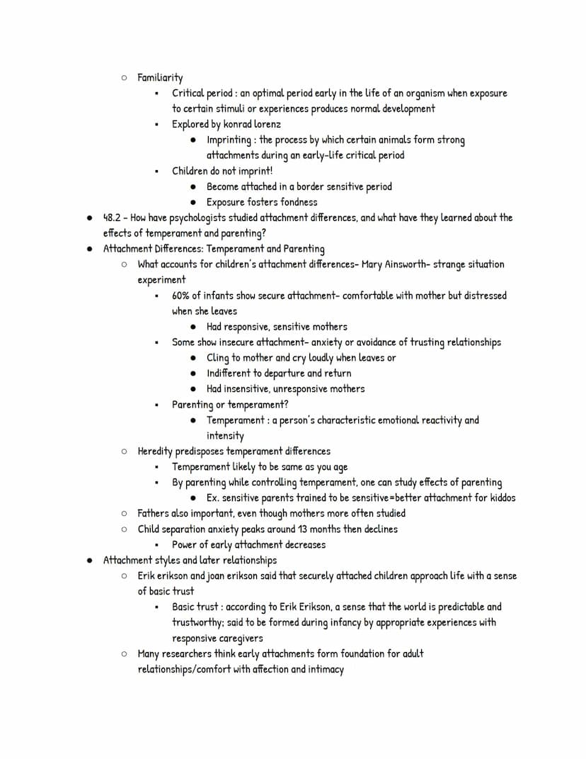 UNIT 9: Developmental Psychology
Module 45: Developmental Issues, Prenatal Development, and the
Newborn
●
●
45.1 - What three issues have en