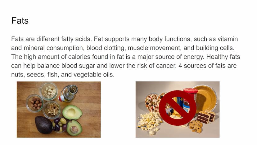 Herbs, Spices,
Healthy
Oils
Grains
Proteins
Colorful Fruits
and Vegetables
Nutrition Nutrition
N. The process of providing or obtaining the 