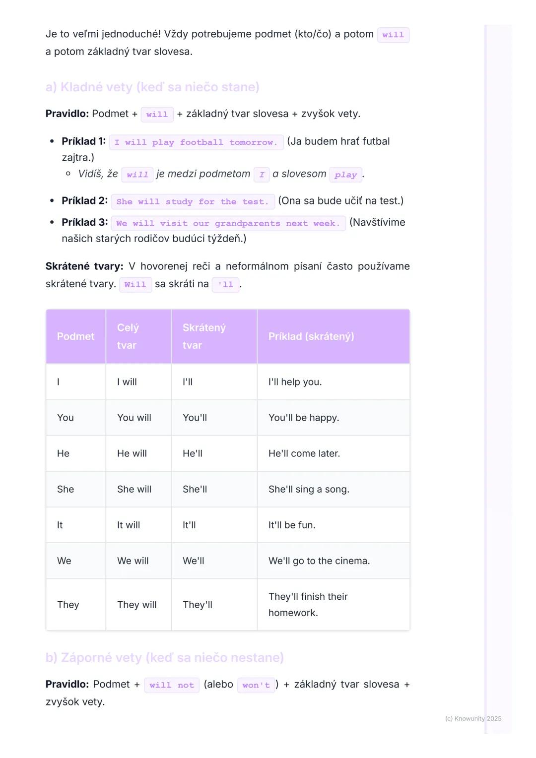 # Budúci čas (Future Simple s
'will')

Prehl'ad budúceho času s 'will'

Ahojte! Dnes si zopakujeme budúci čas v angličtine, konkrétne s pomo