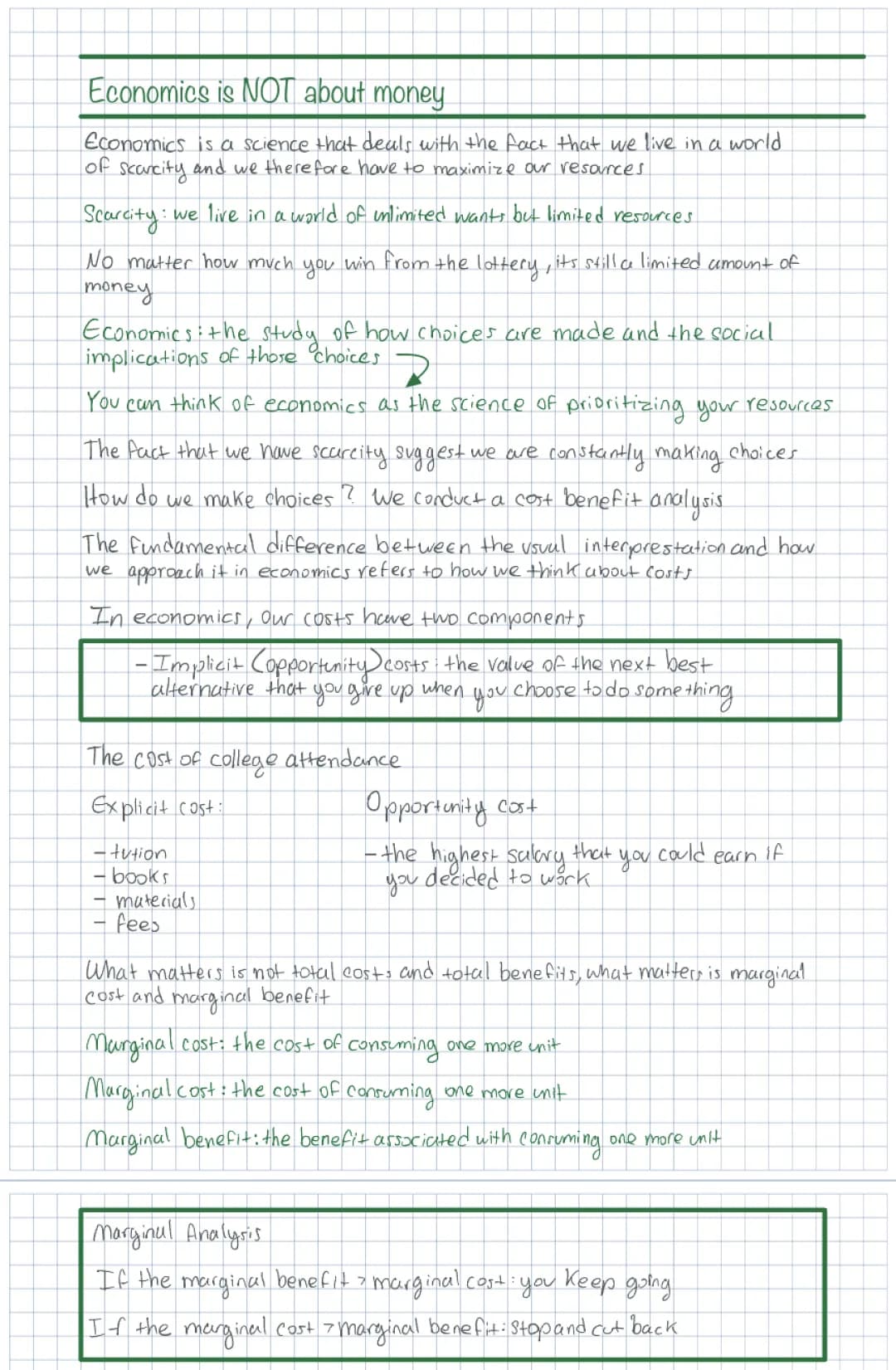 Understanding Scarcity and Opportunity Cost in Economics with Easy Examples