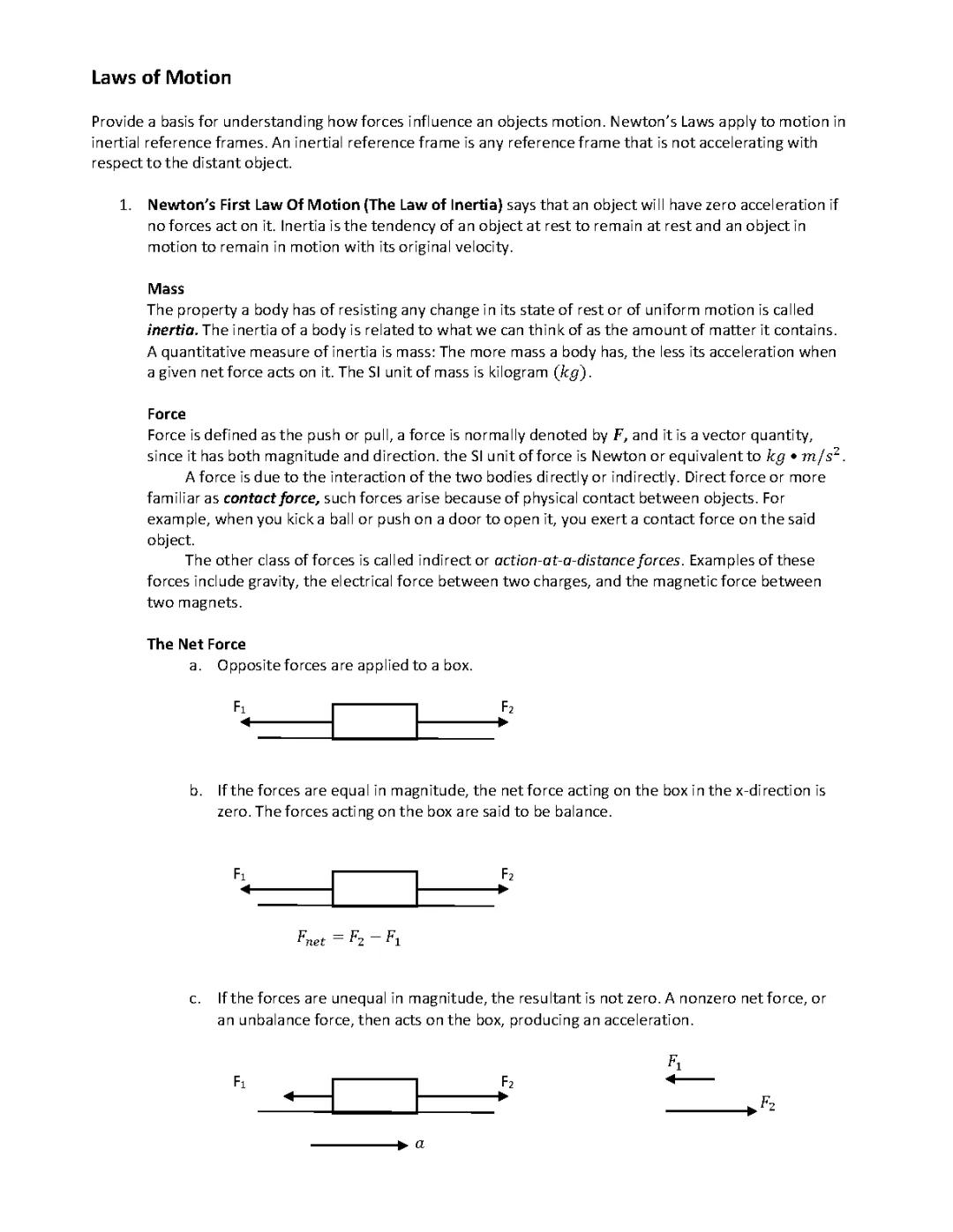 Understanding the Laws of Motion and Forces: Newton's First Law Explained with Fun Examples!