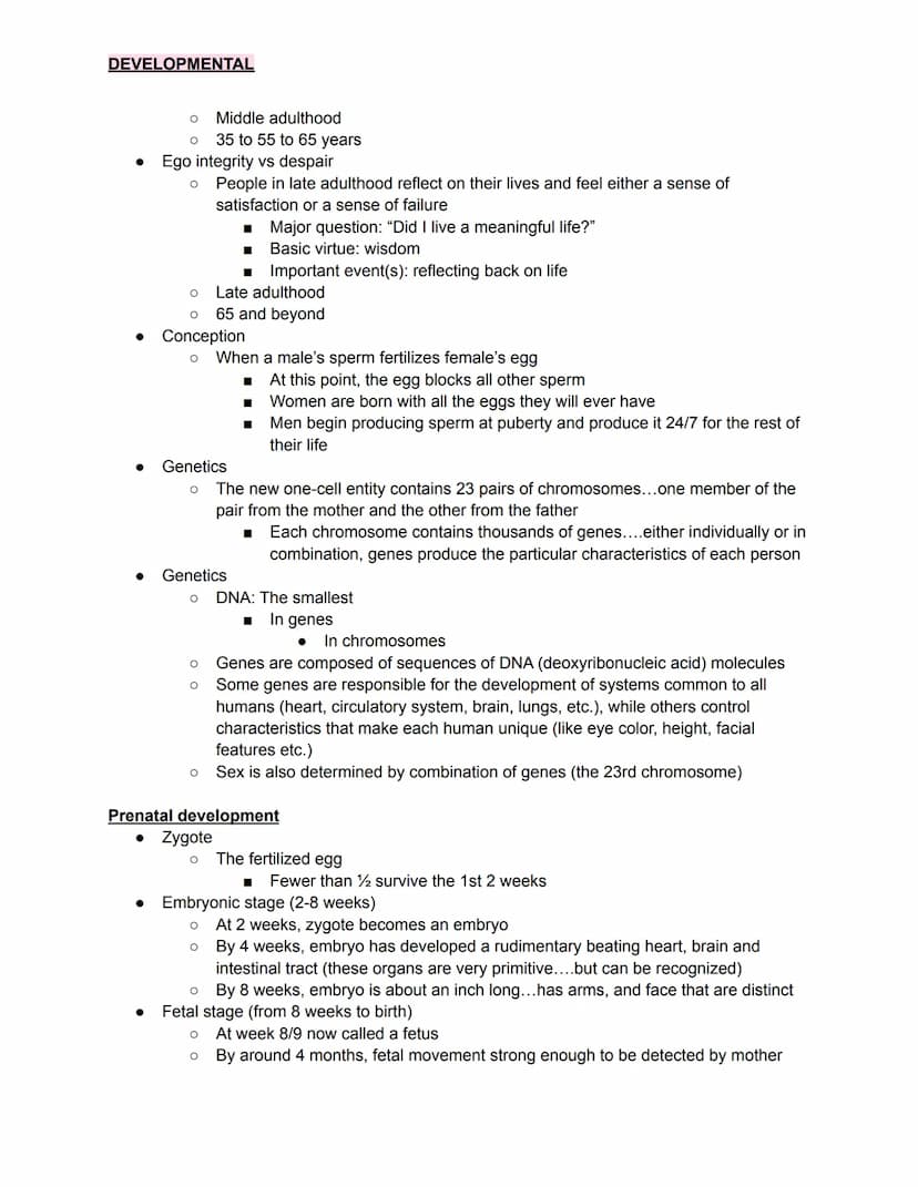 DEVELOPMENTAL
Developmental and Growth
quizlet with EVERY TERM from this unit (more than whats on the study guide))
●
●
Object permanence
O 