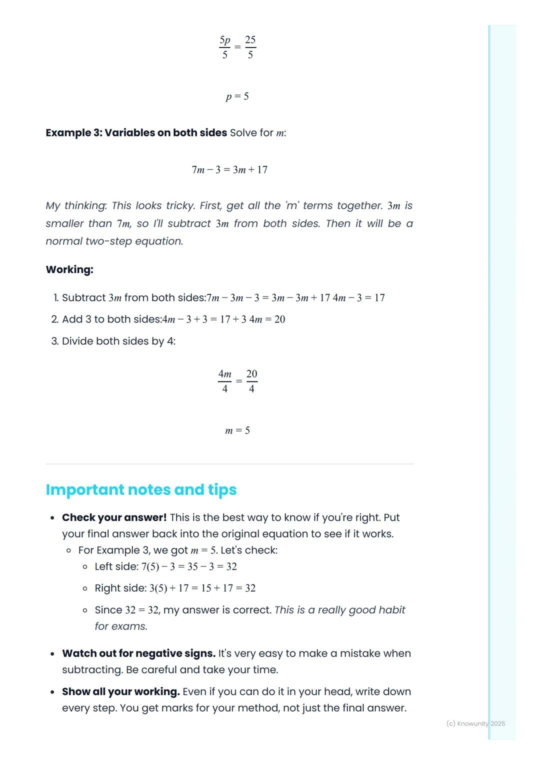 # Linear Equations

## What are linear equations?

Linear equations are like puzzles where you have to find a missing
number. The missing nu