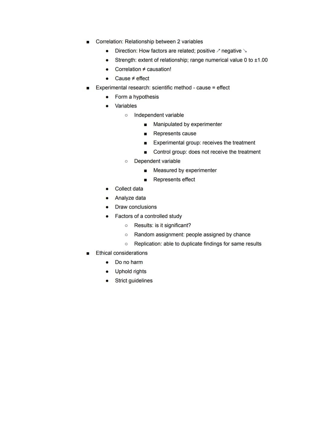 Psychology 1 Study Guide
➤ Chapter 1: Psychological Science
O Psychology focuses on the scientific study of behavior and mental processes
No