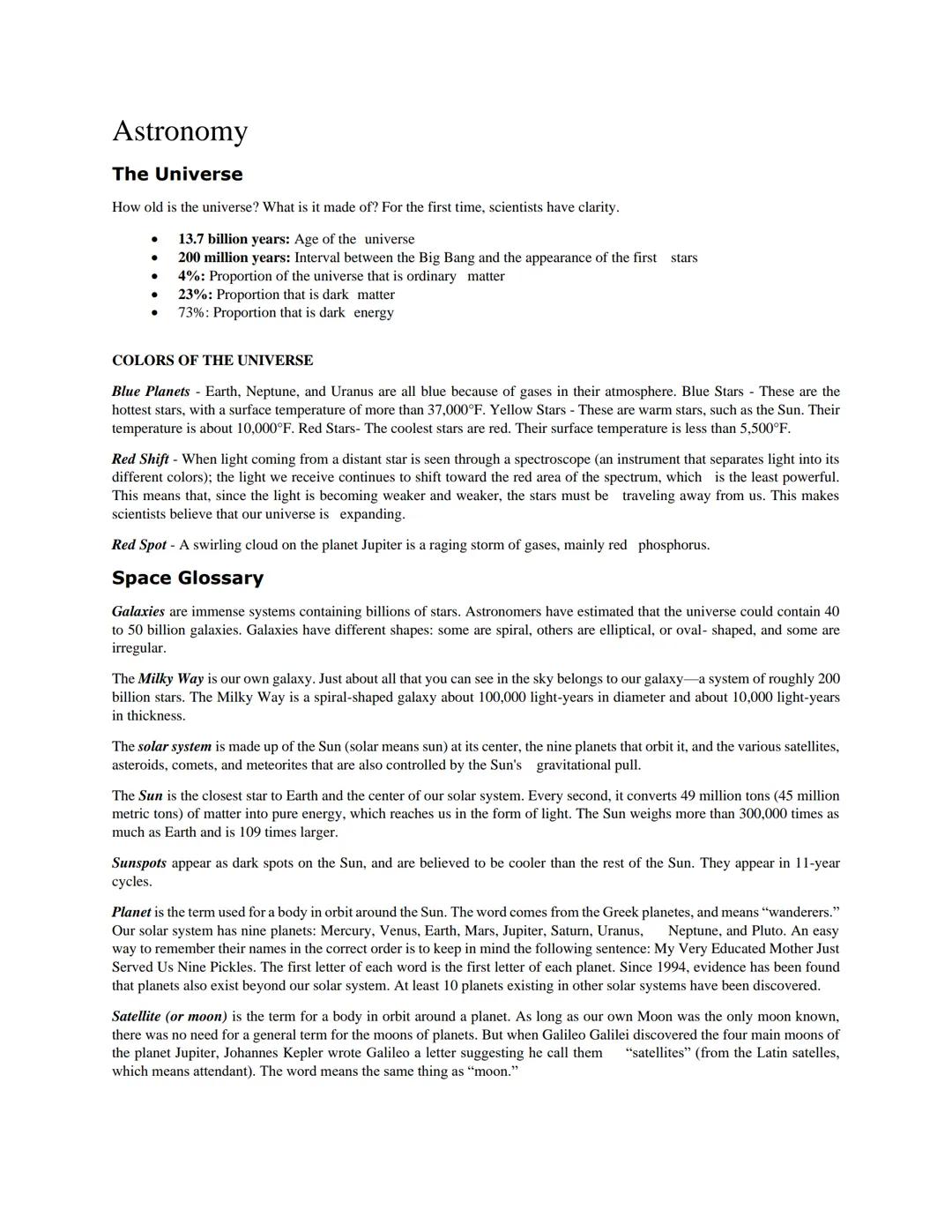 Astronomy
The Universe
How old is the universe? What is it made of? For the first time, scientists have clarity.
13.7 billion years: Age of 