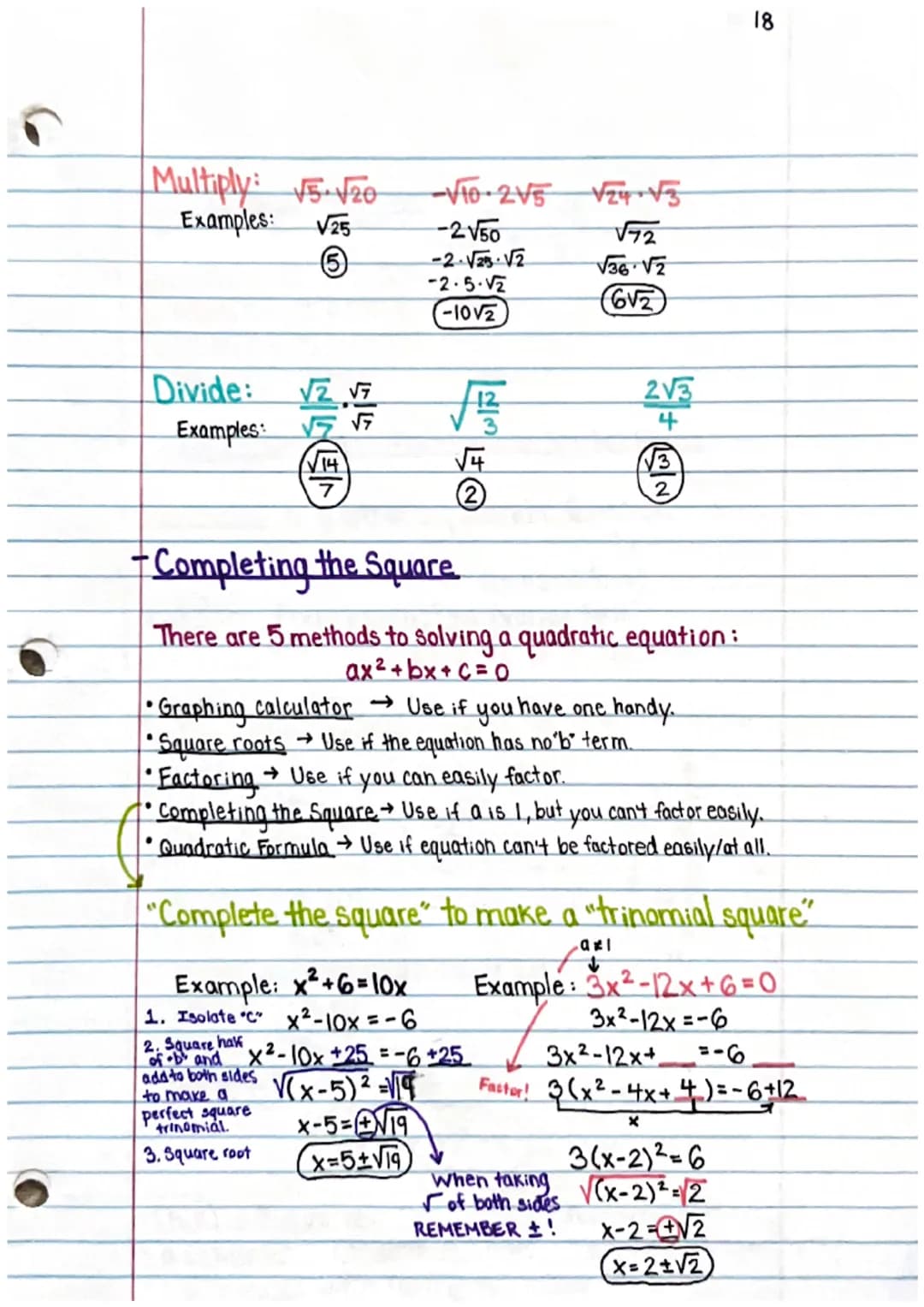 -Factoring:
greatest common factor
ALWAYS LOOK FOR A GCF FIRST!
1. Quadratic Trinomials ax²+bx+c when_a=l
w Example: x² +9x+20
X-FACTOR? Fac