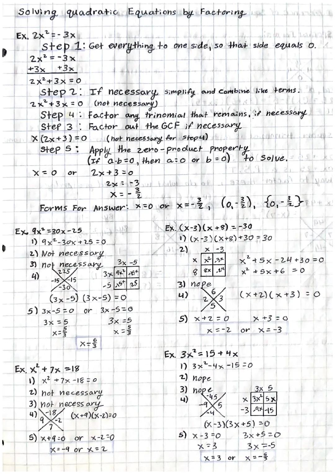 How to Solve Quadratic Equations by Factoring: Simple Steps and Examples