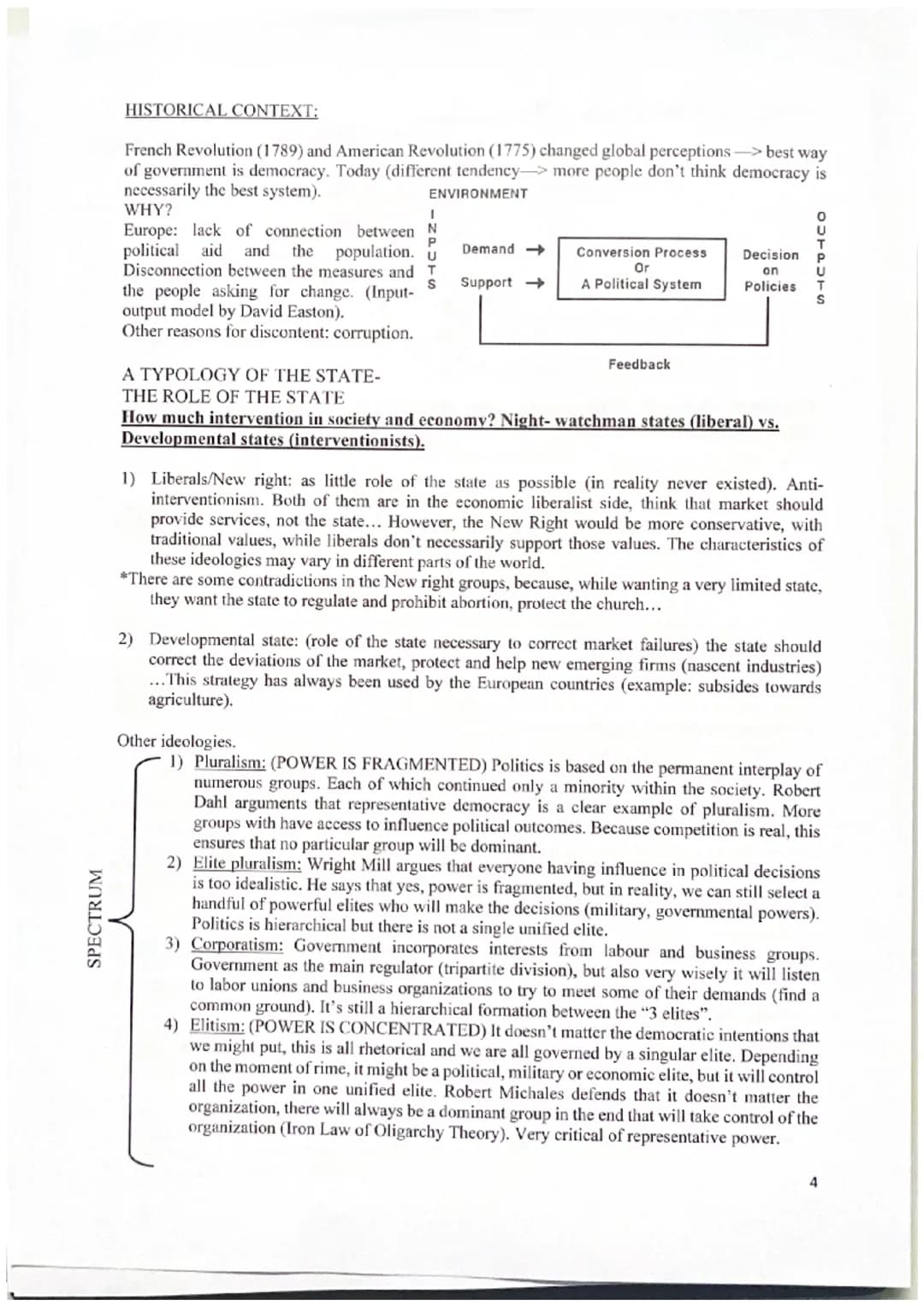MODULE 1
Basic politic concepts:
What is Politics? Two views:
(₁
1) Politics in necessary for conflict handling. It can be seen as the study